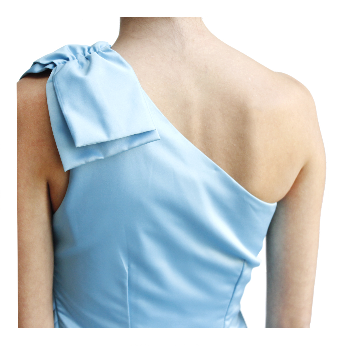 Audrey Dress Azul cielo espalda